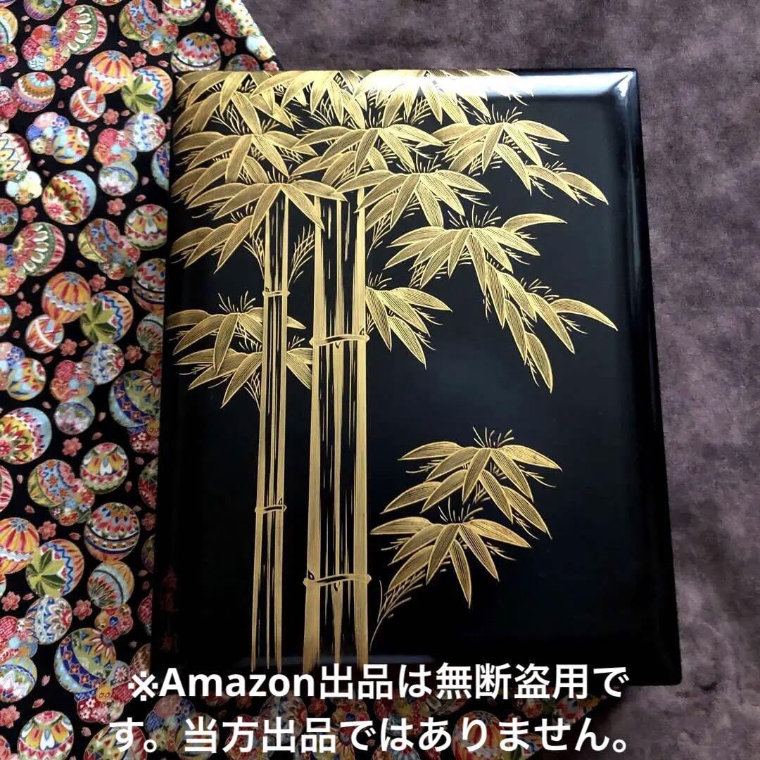【伝統工芸品】川連漆器の名工 伝統工芸士 大関 廣（雅号: 廣道 ）沈金文庫箱 伝統工芸品】川連漆器の名工 伝統工芸士 大関 廣（雅号: 廣道